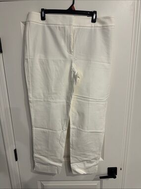 NWT Talbots White Chatham Ankle Pant